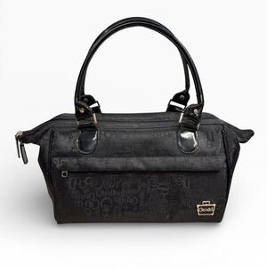 Caboodles Envy It Doctor Bag Black Logo Cosmetic Travel Tote Case